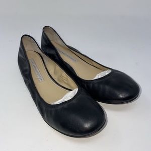 Vera Wang Lavender Lillian Ballet Flats Black Size 6.5